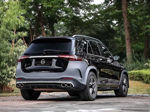 Kit carrosserie GLE53 pour <span class=keywords><strong>Mercedes</strong></span> Benz GLE W167 20-23, transformation ancien modèle en nouveau modèle 2025 GLE53 <span class=keywords><strong>AMG</strong></span>, pare-chocs, passages de roues, phares, feux arrière - Product Image 5