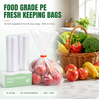 Sacs de rangement plats en PE en gros, anti-poussière, anti-humidité, transparents, haute pression, pour cartons, chemises intérieures, cadeaux et artisanat