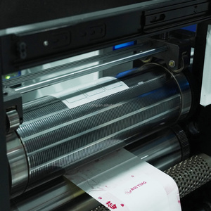 Papel de Transferencia Térmica para Etiquetas de Códigos de Barras, Máquina de Impresión Flexográfica Intermitente de 1 Color, Máquina de Troquelado Rotatorio Intermitente - Product Image 5