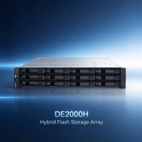 DE2000H 10 X 8TB NL-SAS + 2 X 3.84TB SAS SSD 16GB Cache untuk Virtualisasi Server