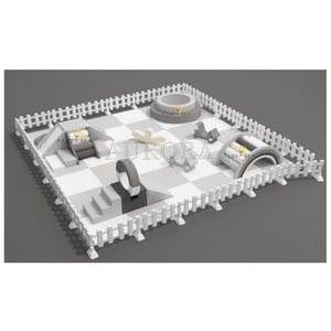 Piscine à balles d'amusement intérieur commerciale Offre Spéciale avec toboggan blanc gris aire <span class=keywords><strong>de</strong></span> <span class=keywords><strong>jeux</strong></span> douce pour <span class=keywords><strong>salle</strong></span> <span class=keywords><strong>de</strong></span> <span class=keywords><strong>jeux</strong></span> pour enfants - Product Image 1