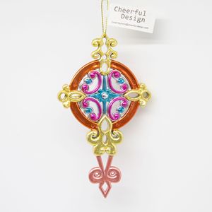 قلادة عيد الميلاد ، ديكور عيد الميلاد ، ديكور عيد الميلاد, عرض مباشر من المصنع مباشرة ، ديكور ملاك متقاطع ، ديكور عيد الميلاد - Product Image 2