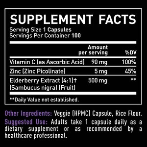 Píldoras en polvo de extracto de saúco OEM con vitamina C y zinc <span class=keywords><strong>para</strong></span> adultos, suplementos del <span class=keywords><strong>sistema</strong></span> inmunológico, cápsulas no <span class=keywords><strong>para</strong></span> recién nacidos - Product Image 6