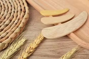 Vaisselle de camping jetable écologique <span class=keywords><strong>en</strong></span> bambou et <span class=keywords><strong>bois</strong></span>, sans BPA, compostable, biodégradable, naturelle, <span class=keywords><strong>à</strong></span> base de plantes - Product Image 5