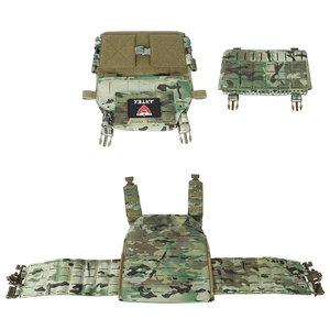 Gilet tactique Artex à dégagement rapide pour entraînement extérieur, protection corporelle Molle Camo, porte-plaques tactique - Product Image 6