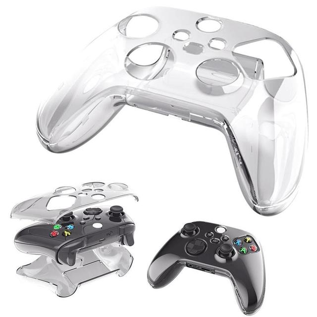 For XBOX Series X/S Controller Accessory Hard Plastic Transparent Skin Housing Case Shockproof Clear Protective Cover