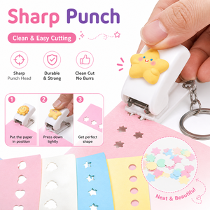 Venta al por mayor personalizado Mini dibujos animados 10 # <span class=keywords><strong>grapadora</strong></span> papelería oficina escuela lindas grapadoras para niñas - Product Image 2