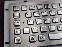 Clavier DSP Keybaordd Factory IP65 résistant aux vandales, clavier métallique avec braille, clavier filaire avec trackball ou pavé tactile