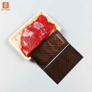 Factory Price High Quality Disposable 160*70mm Meat Fresh Absorbent Pad Meat Soaker Absorb Meat Pack Black Pad for Poultry - Product Image 2