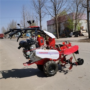 YSLANDSCAPE Petite machine à creuser les fossés agricoles portative avec moteur, boîte de vitesses et pompe - Modèle 178 pour la plantation d'oignons verts et de gingembre - Product Image 1