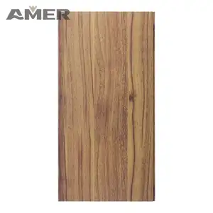 Amer OEM Nhà Máy Giá 30cm sóng trang trí màu đen trong nhà lưới tản nhiệt cửa tường gỗ Bảng điều chỉnh thanh tùy chỉnh cho phòng khách