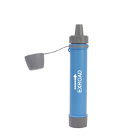 Paille filtrante à eau portable Exroad sans BPA, 3000L, filtre à eau de survie, purificateur d'urgence pour les voyages, le camping, la randonnée, l'escalade