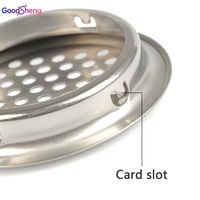 Grille d'aération circulaire en acier inoxydable Goodsheng avec fonction de dissipation de chaleur