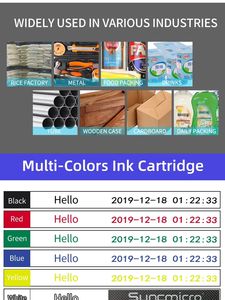 Impresora de Inyección de Tinta Portátil / Codificador Inteligente para Impresión de Cajas de Cartón / Fecha, Hora y Código de Lote - Product Image 5