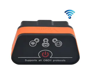 Vgate iCar2 WIFI ไร้สาย ELM327 OBD2 เครื่องสแกนเนอร์รถยนต์เครื่องมือวินิจฉัยรถยนต์รองรับโปรโตคอล OBDII สําหรับ Android/IOS/Windows