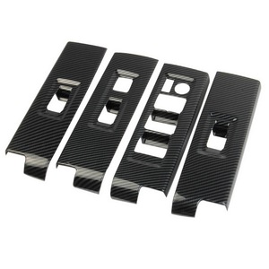 Interruptor de elevación de ventana de fibra de carbono para toyota tundra, accesorios interiores de coche, embellecedores de cubierta de Panel para toyota tundra 2022 piezas - Product Image 4
