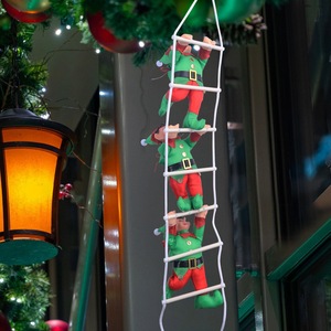Cute <b>Christmas</b> elf climbing decorations, new cross-border <b>Christmas</b> tree doll ornaments, <b>Christmas</b> supplies hanging ornaments - Product Image 2