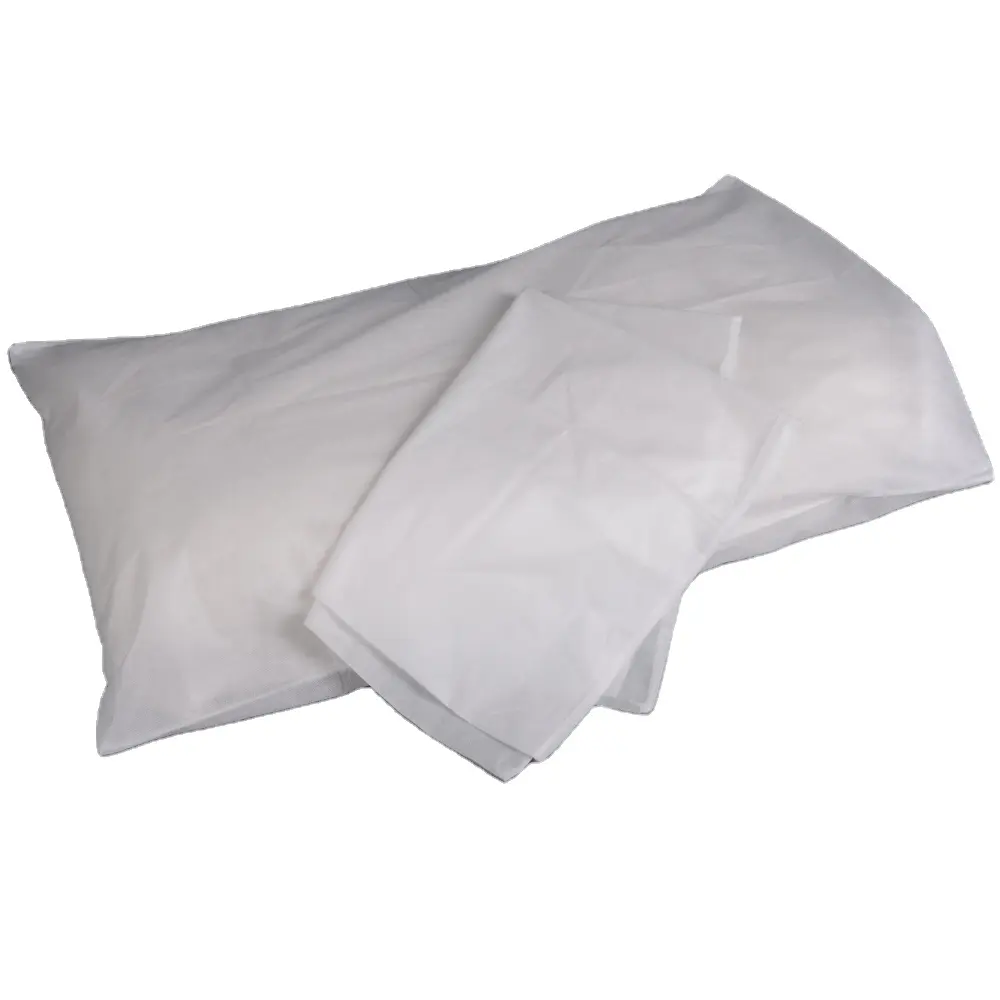 उच्च गुणवत्ता डिस्पोजेबल Nonwoven तकिया कवर 100% पीपी Pillowcase