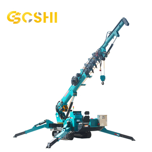 <span class=keywords><strong>Grue</strong></span> araignée diesel 8 tonnes à commande facile, hauteur de levage 21 m, <span class=keywords><strong>petite</strong></span> <span class=keywords><strong>grue</strong></span> <span class=keywords><strong>mobile</strong></span> hydraulique pour l'installation de vitres - Product Image 4