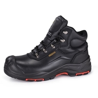 Chaussures de travail décontractées et élégantes pour hommes, en cuir noir de qualité, antidérapantes, anti-choc, avec embout composite, personnalisables, fabriquées en usine d'origine