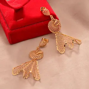 Earrings Bridal Fashion Jewelry Earrings African Wedding Ornament Wife Gifts Bijoux Africaine Dubai Earrings For Women