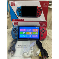 Console de jeu vidéo portable Factory X7 Plus, écran 5,1 pouces, lecteur de jeux rétro classique, joystick, cadeau d'anniversaire pour enfants