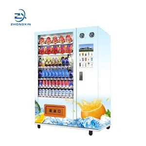 Máquina Expendedora de refrescos ZX Combo con sistema de refrigeración