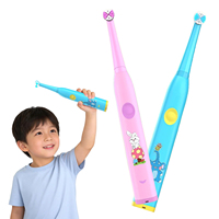 Nuevo Cepillo de Dientes Eléctrico Giratorio para Niños, Resistente al Agua IPX7, Recargable, con Cerdas Suaves, Cuidado Bucal Automático para Niños y Niñas