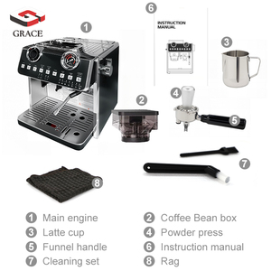 Professionale macchina da caffè Espresso commerciale con bacchetta di vapore per la caffetteria & ristorante uso di alta qualità macchina per il caffè - Product Image 6