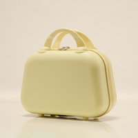 Nouvelle mode Mini mallette de rangement en plusieurs couleurs ABS + PC boîte portable étanche avec fermeture éclair pour boîte de maquillage de voyage pour la main