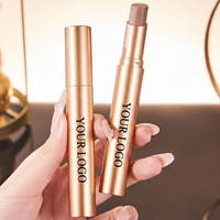 Stick d'ombres à paupières lumineuses métalliques scintillantes en trois couleurs, texture crémeuse, imperméable, sans transfert, maquillage pour débutants, OEM ODM personnalisé
