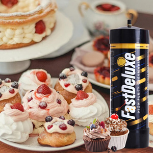 Cartouche de gaz jetable en métal haute pureté FastDeluxe pour distributeurs de crème fouettée - Product Image 3