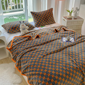 Sublimation de flanelle personnalisée Falai Coral Velvet climatisation couverture impression jeter couverture - Product Image 6