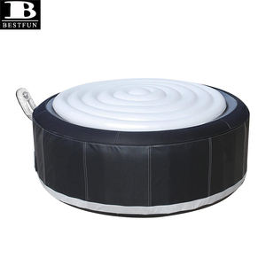 Vessie de <span class=keywords><strong>couverture</strong></span> de bain à remous <span class=keywords><strong>gonflable</strong></span> en PVC épaissi de 165cm, économie d'énergie <span class=keywords><strong>thermique</strong></span> efficace, <span class=keywords><strong>couverture</strong></span> de débordement de pluie protectrice - Product Image 2