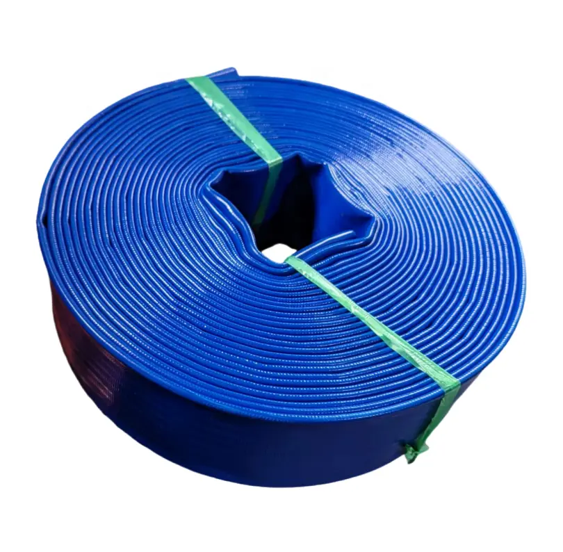 Trung Quốc chất lượng cao áp lực cao 2 1/2 inch 6 bar linh hoạt PVC nằm phẳng tưới nước Giao hàng Hose