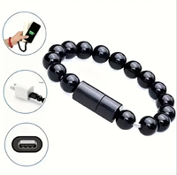 Cable de Carga Rápida USB-C 5A 2026 con Conductor de Cobre Puro y Diseño de Cuentas de Pulsera para Móviles y Computadoras
