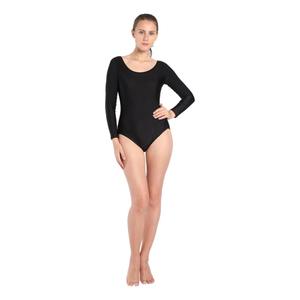 S-3XL dames confortable polyester gymnastique body O cou <span class=keywords><strong>justaucorps</strong></span> pour l'entraînement de danse porter des manches longues - Product Image 1