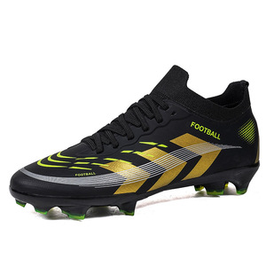 Chaussures <span class=keywords><strong>de</strong></span> <span class=keywords><strong>football</strong></span> en cuir véritable <span class=keywords><strong>de</strong></span> haute qualité, personnalisées, antidérapantes, pour l'hiver et l'été, nouvelles, pour le sport en plein air, unisexes, légères - Product Image 1