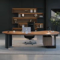 Nouveau bureau de travail ergonomique moderne en bois avec rangement pour 2026