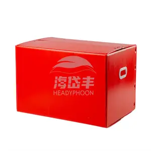 Plastic Turnover Box PP Plastic Corrugated Folding box 100% Recycled