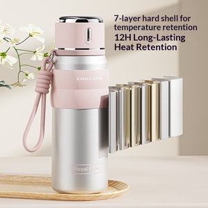 Tasse isotherme intelligente en acier inoxydable 316 de qualité alimentaire, design élégant, luxe léger, tasse à thé portable haut de gamme - Product Image 2