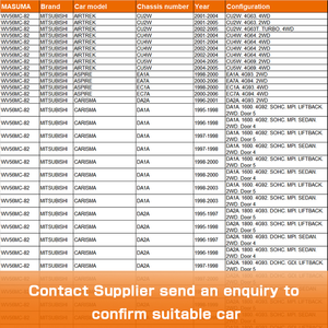 Sistema de refrigeración WV56MC-82 para coche, reparación termostática MD315301 MD338234 MD310106 para MITSUBISHI MIRAGE - Product Image 3