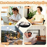 Lit de bureau ergonomique pour chat, perchoir à pince pour les travailleurs à distance, lit suspendu pour chat, nid