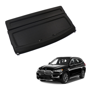 Couverture de chargement pour étagère à colis Accessoires de voiture Intérieur pour <span class=keywords><strong>BMW</strong></span> <span class=keywords><strong>X1</strong></span> 2017 2018 2019 2020 <span class=keywords><strong>2021</strong></span> 2022 - Product Image 2