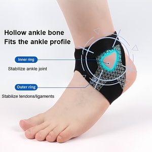 Factory Customized Open Heel Adjustable <strong>Ankle</strong> Strap Wrap Enhance Stability Foot Pain Relief <strong>Ankle</strong> <strong>Support</strong> Compression <strong>Brace</strong> - Product Image 2
