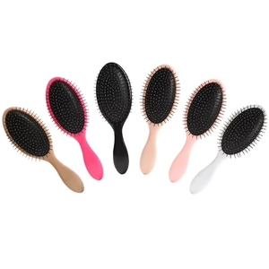 Nouvelle conception, <span class=keywords><strong>brosse</strong></span> à cheveux à poils <span class=keywords><strong>en</strong></span> acier, poils <span class=keywords><strong>en</strong></span> plastique, épingles métalliques courbées, vente chaude - Product Image 1