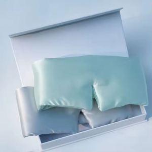 Women Men Soft Blackout 100% Mulberry <b>Sleep</b> Cover Eyemask Large Silk Eye <b>Mask</b> With Adjustable Velcro - Product Image 3