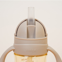 Biberon d'eau FARLIN PPSU 270 ml avec paille anti-fuite pour bébés de 6 mois et plus