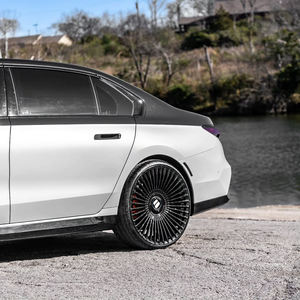 ล้อแม็กซ์อลูมิเนียมฟอร์จชิ้นเดียว สีดำเงา รุ่น SY-09001 สำหรับขนาด 20 21 22 23 <span class=keywords><strong>24</strong></span> นิ้ว รุ่น F10 V1 G37 Q50 ใหม่ 296 GTB F430 - Product Image 4