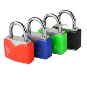 Venta caliente 40 50 60 70 MM colorido verde azul naranja diamante carcasa de plástico recubierto candado de hierro - Product Image 2